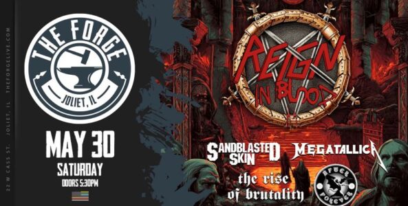 REIGN IN BLOOD, SANDBLASTED SKIN, MEGATALLICA, AFTER FOREVER, THE RISE OF BRUTALITY