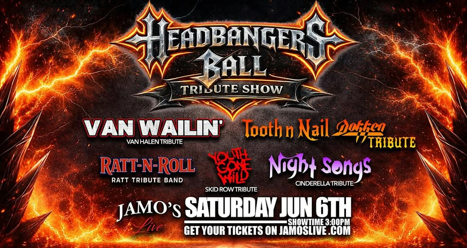 NIGHT SONGS, TOOTH N NAIL, RATT-N-ROLL, VAN WAILIN, VAN WAILIN