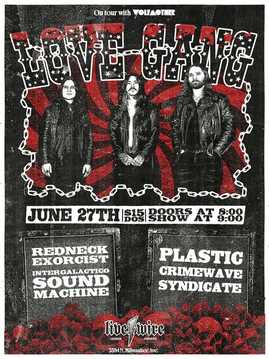 REDNECK EXORCIST, LOVE GANG, PLASTIC CRIMEWAVE SYNDICATE