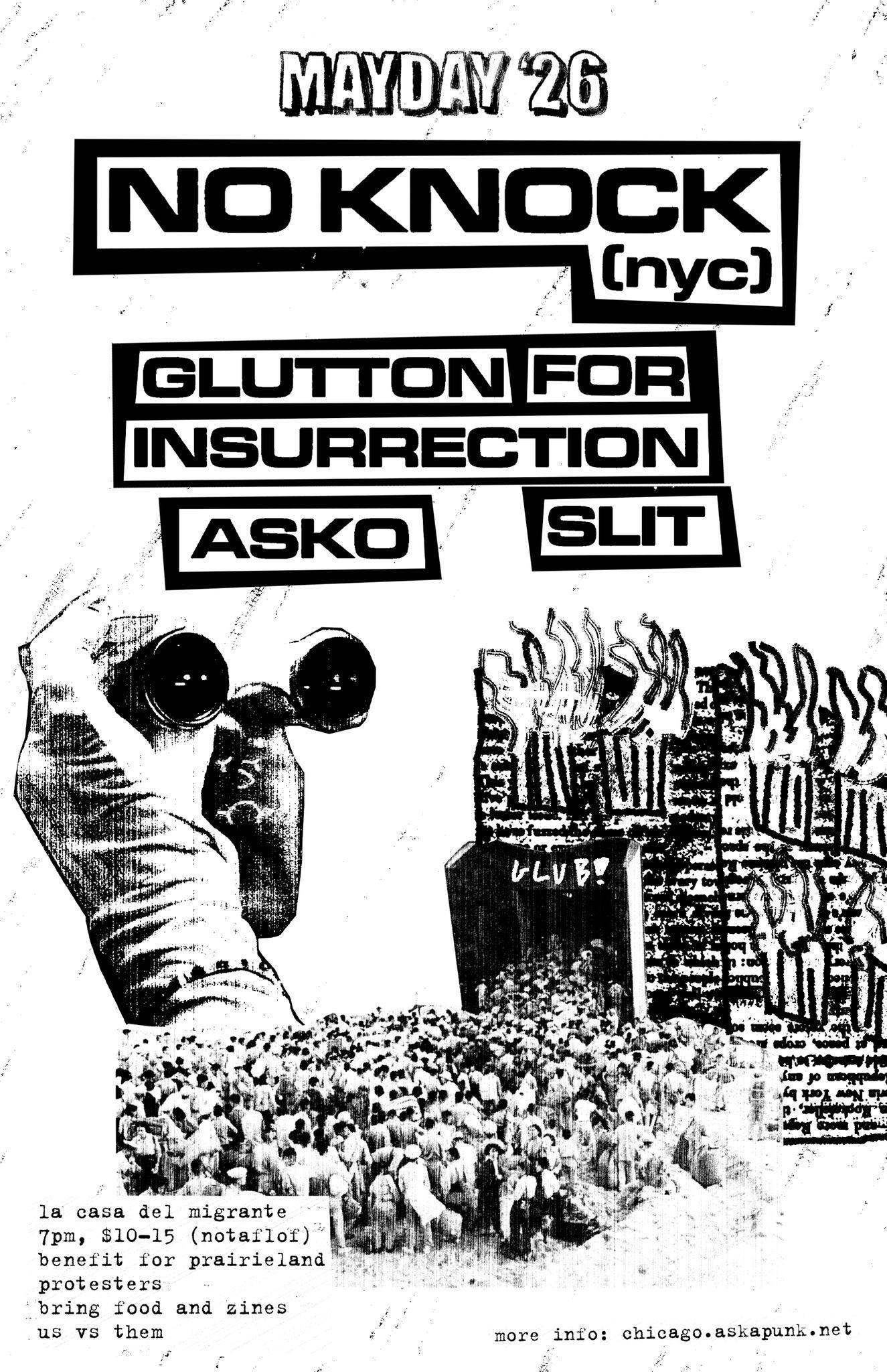 NO KNOCK, GLUTTON FOR, ASKO, INSURRECTION, SLIT