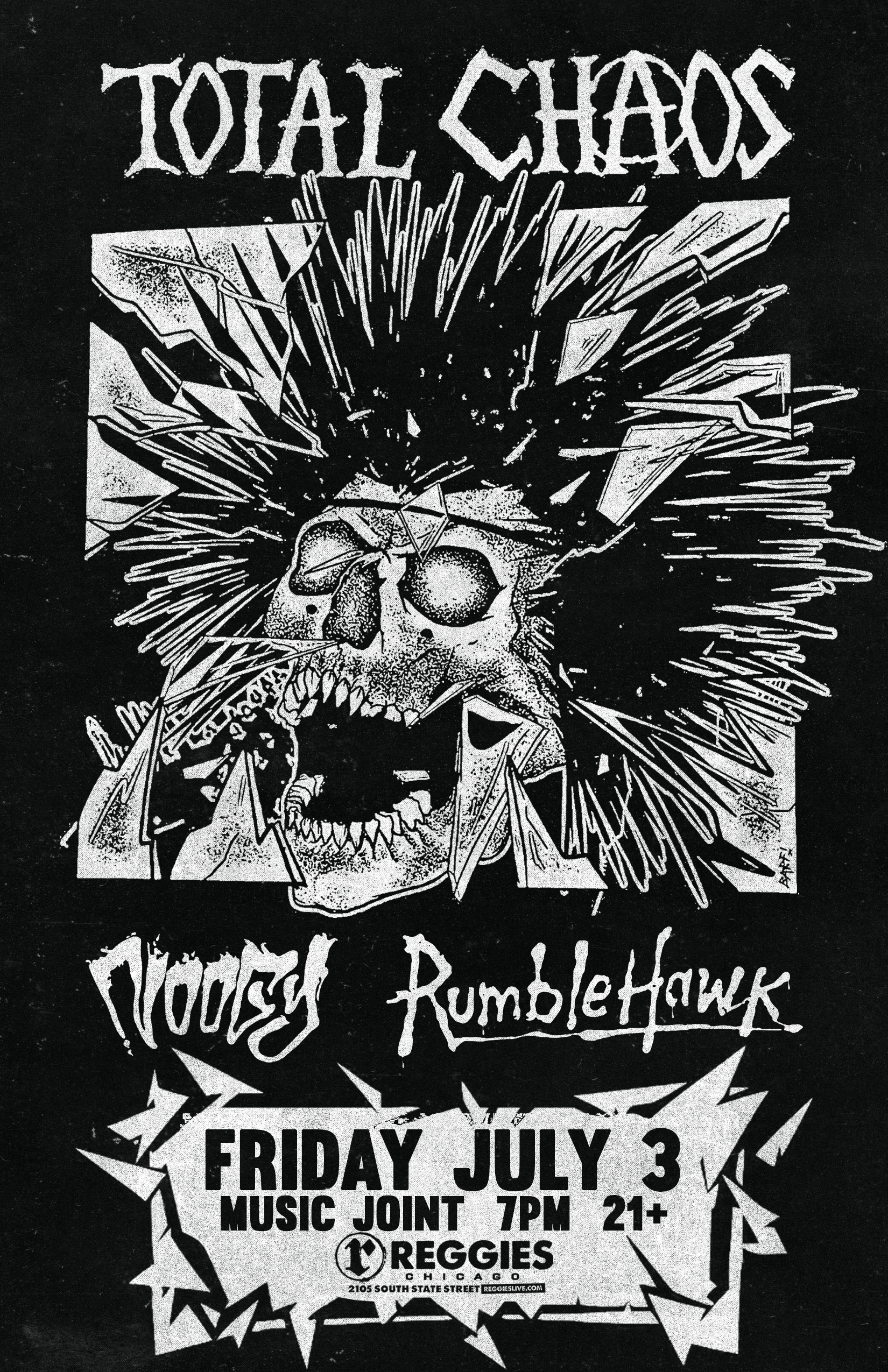 TOTAL CHAOS, RUMBLEHAWK, NOOGY