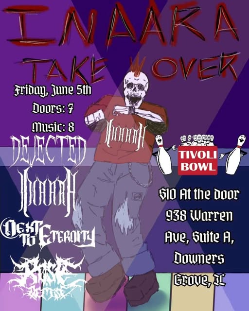 ROSE OF DEMISE, NEXT TO ETERNITY, DEJECTED, INAARA