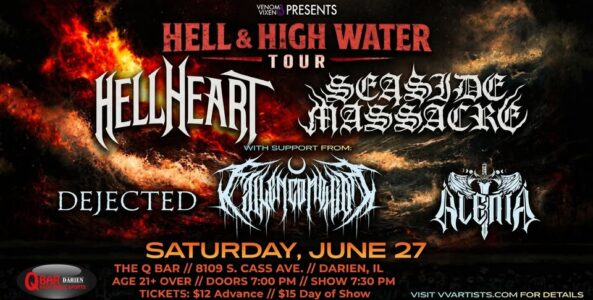 HELLHEART, SEASIDE MASSACRE, FALLEN CONDITION, ALENIA, DEJECTED