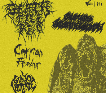 DEATH FILE RED, CRONOS COMPULSION, GONZO VIOLENCE, CARRION FEEDER