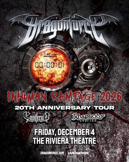 DRAGONFORCE, ENSIFERUM, RHAPSODY OF FIRE