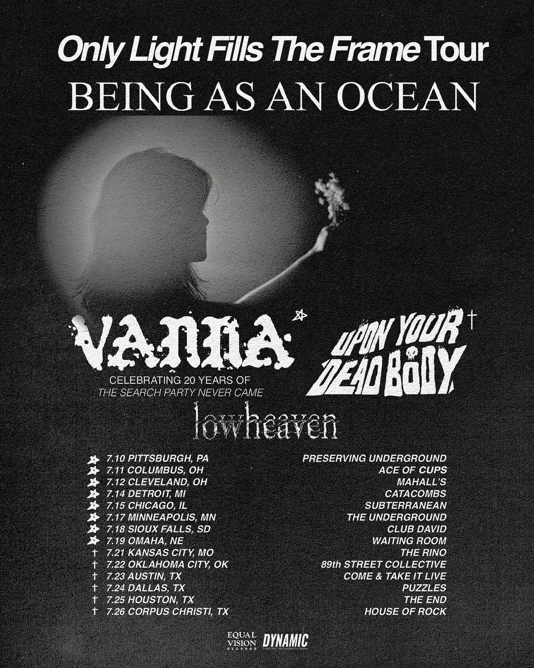 BEING AS AN OCEAN, VANNA, LOWHEAVEN