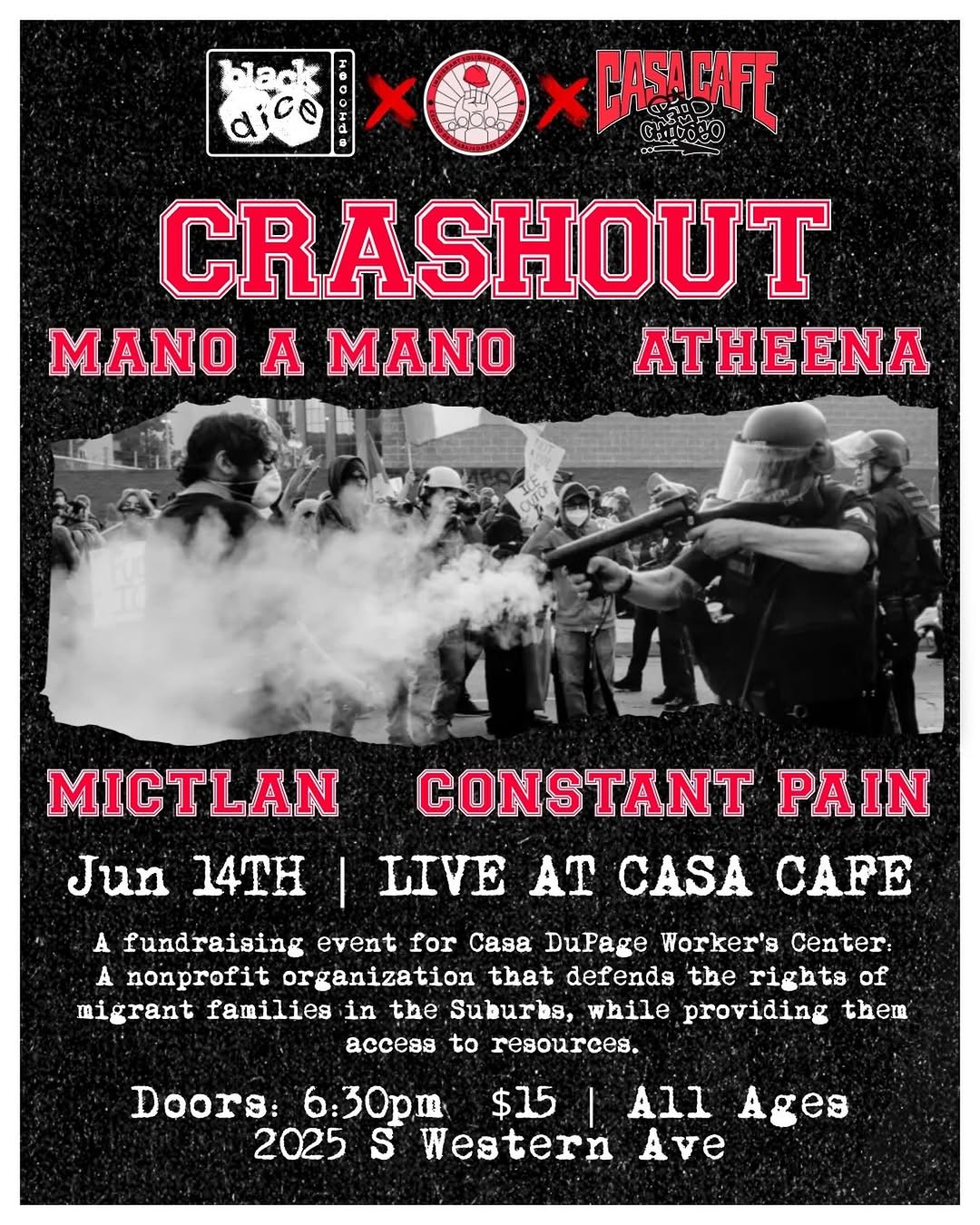CRASHOUT, MANOAMANO, ATHEENA, CONSTANTPAIN
