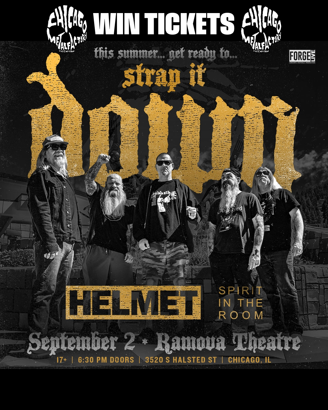 DOWN, HELMET, SPIRIT IN THE ROOM
