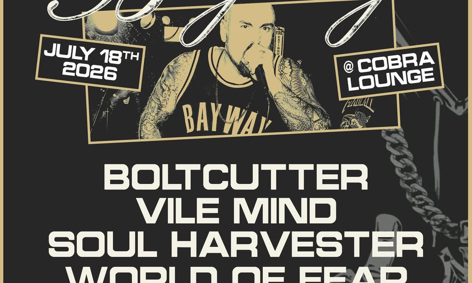BAYWAY, BOLT CUTTER, VILE MIND, SOUL HARVESTER, WORLD OF FEAR