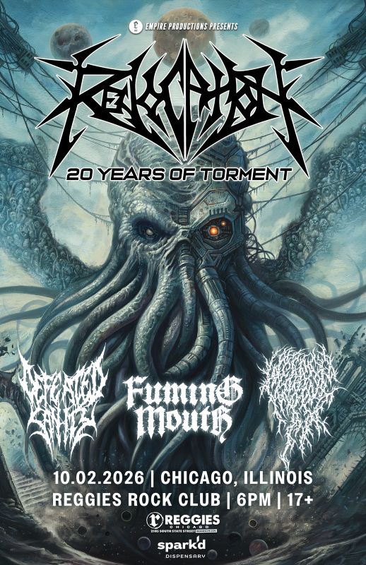 REVOCATION, DEFEATED SANITY, FUMING MOUTH, WEEPING