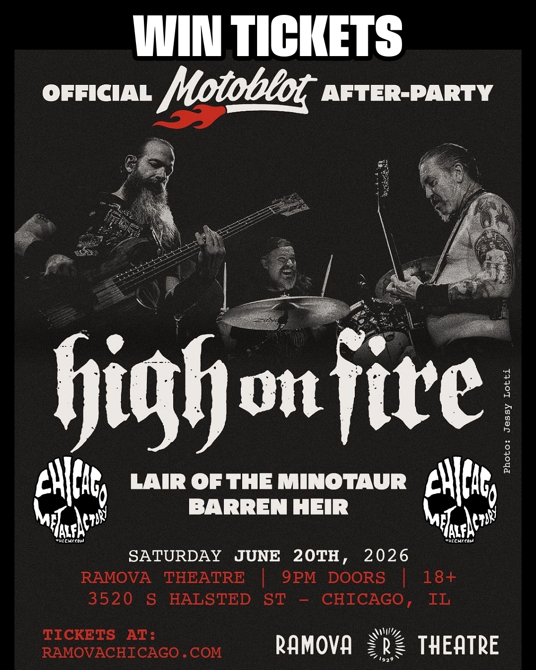 HIGH ON FIRE, LAIR OF THE MINOTAUR, BARREN HEIR