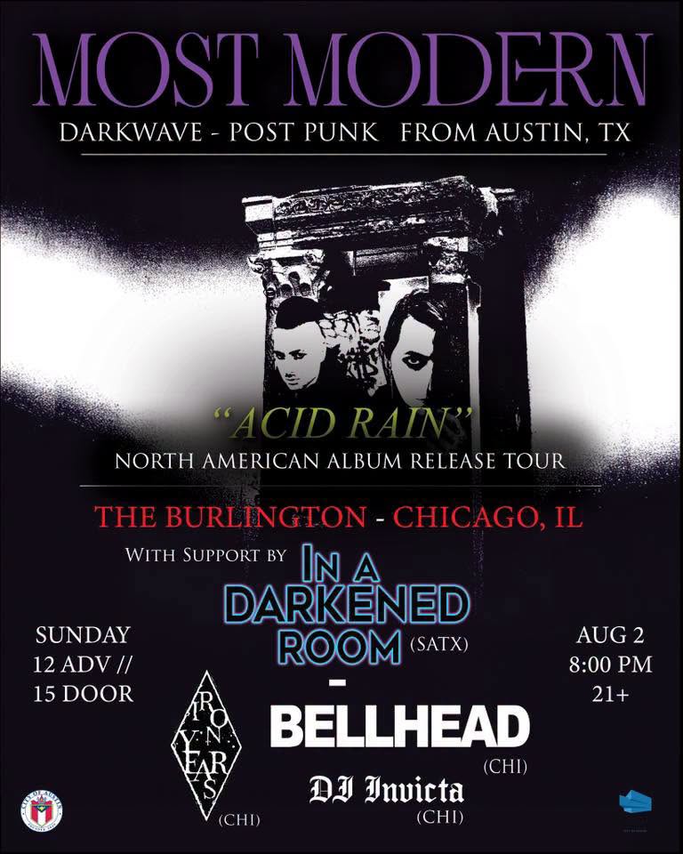 MOST MODERN, IRON YEARS, BELLHEAD, IN A DARKENED ROOM