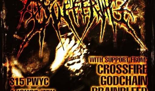 ACCUSTOMED TO SUFFERING, BRAINBLEED, CROSSFIRE, DEEP END, GODCHAIN