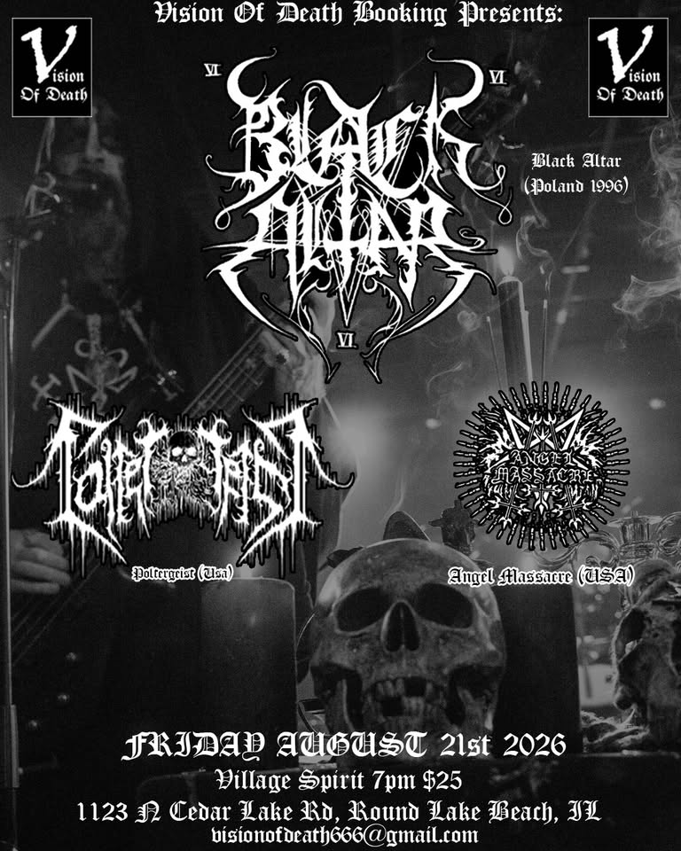 BLACK ALTAR, POLTERGEIST, ANGEL MASSACRE