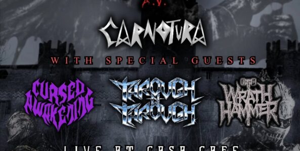 DEADZONE, CARNOTURA, CURSED AWAKENING, THROUGH N THROUGH, WRATH HAMMER