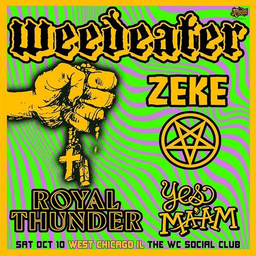 WEEDEATER, ZEKE, ROYAL THUNDER, YES MA'AM