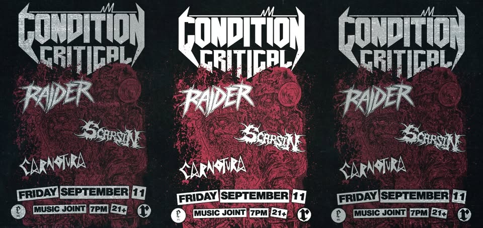CONDITION CRITICAL, RAIDER, SCARSIN, CARNOTURA