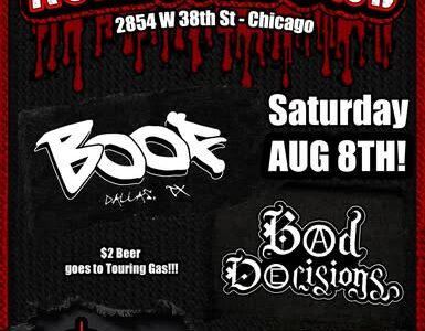 ANTI-EVERYTHING, BADDECISIONS, BOOF!