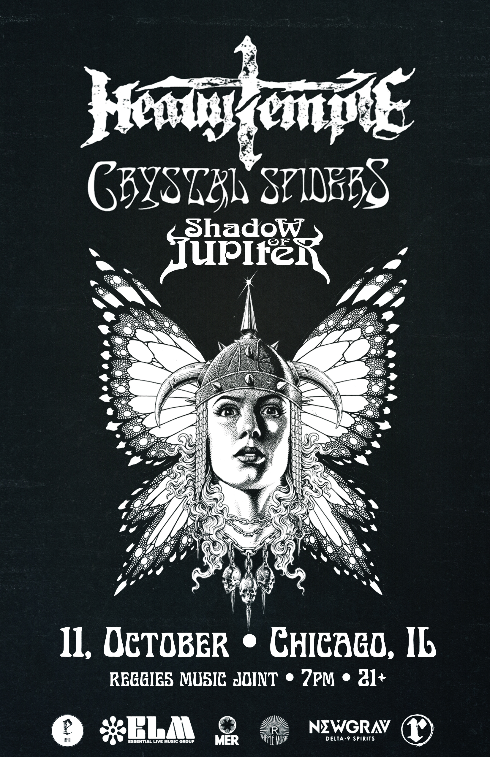 HEAVY TEMPLE, CRYSTAL SPIDERS, SHADOW OF JUPITER