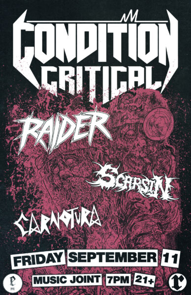 CONDITION CRITICAL, RAIDER, SCARSIN, CARNOTURA