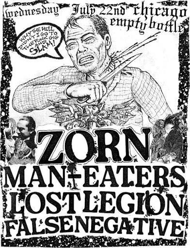 ZORN, MAN-EATERS, LOST LEGION, FALSE NEGATIVE