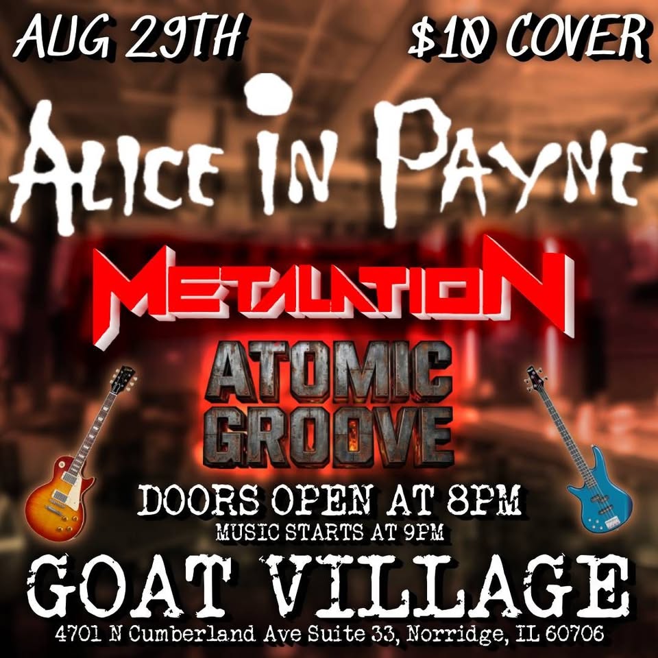 ALICE IN PAYNE, METALATION, ATOMIC GROOVE