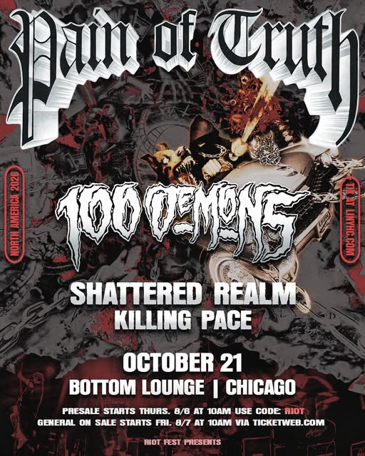 PAIN OF TRUTH,100 DEMONS, SHATTERED REALM, KILLING PACE