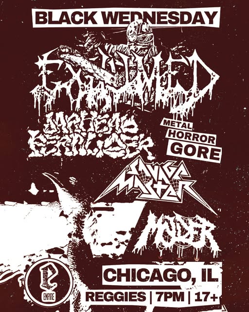 EXHUMED, JARHEAD FERTILIZER, SAVAGE MASTER, MOLDER