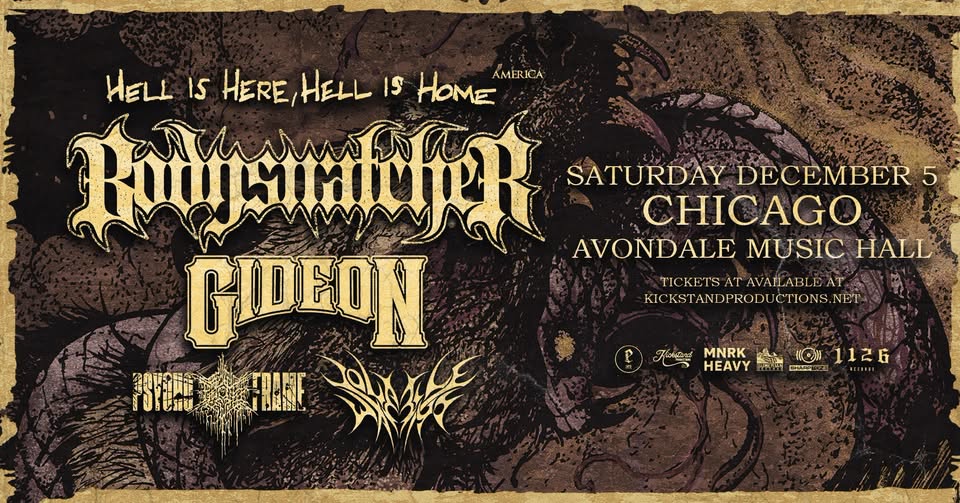 BODYSNATCHER, GIDEON, PSYCHO-FRAME, VOLATILE WAYS