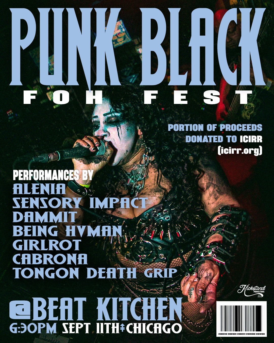 Punk Black FOH Fest (An Anti-ICE Fest) ALENIA, SENSORY IMPACT, DAMMIT!, BEING HVMAN, GIRLROT, CABRONA, TONGAN DEATH GRIP
