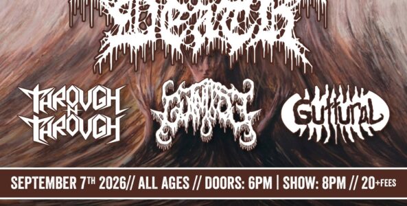 CREEPING DEATH, THROUGH N THROUGH, GUTNOOSE, GUTTERAL