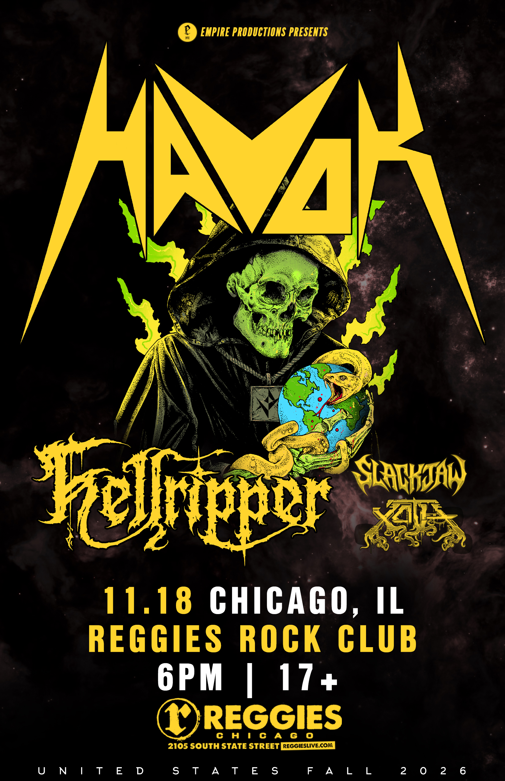 HAVOK, HELLRIPPER, SLACKJAW, XOTH
