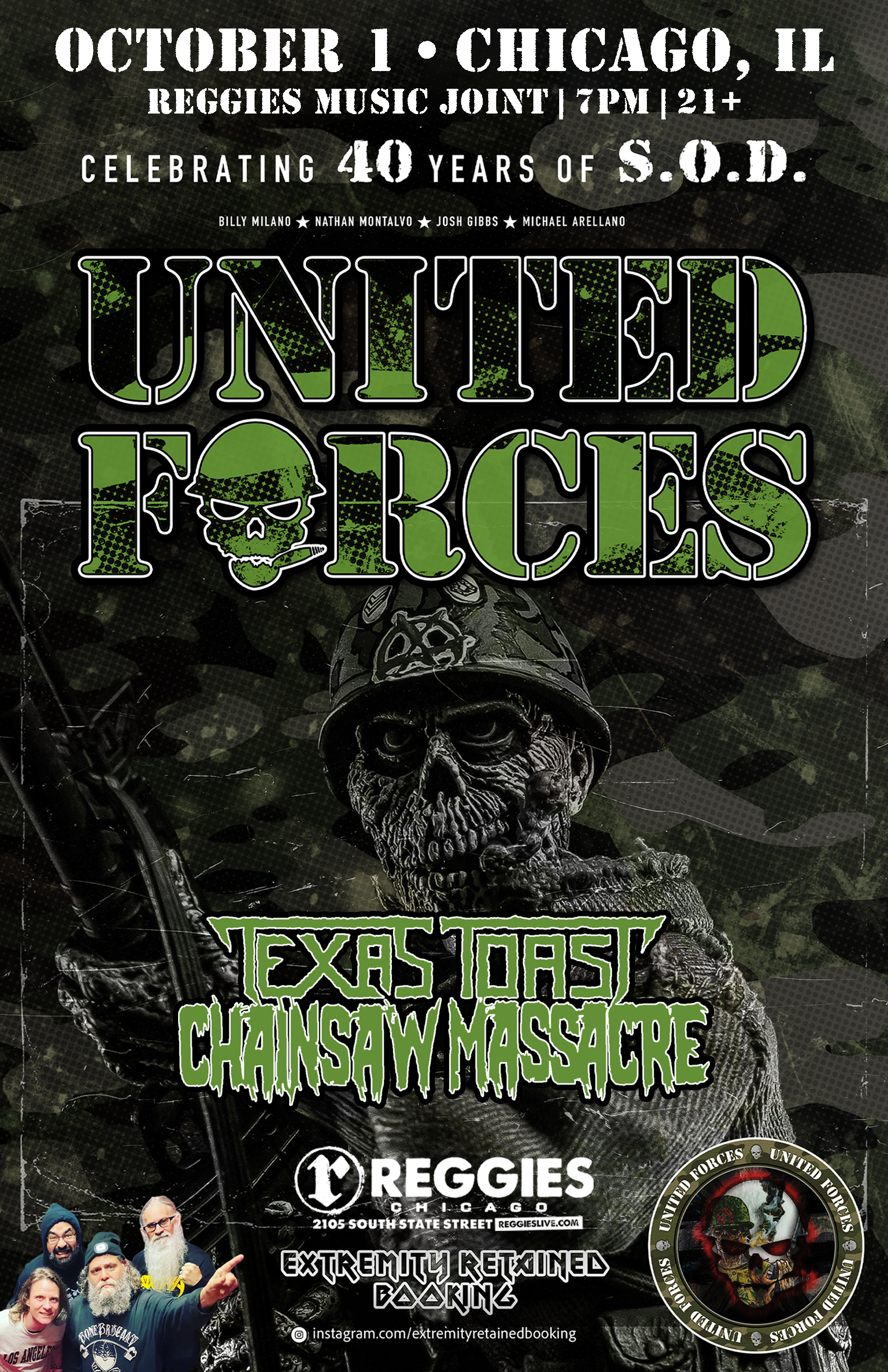 UNITED FORCES, TEXAS TOAST CHAINSAW MASSACRE