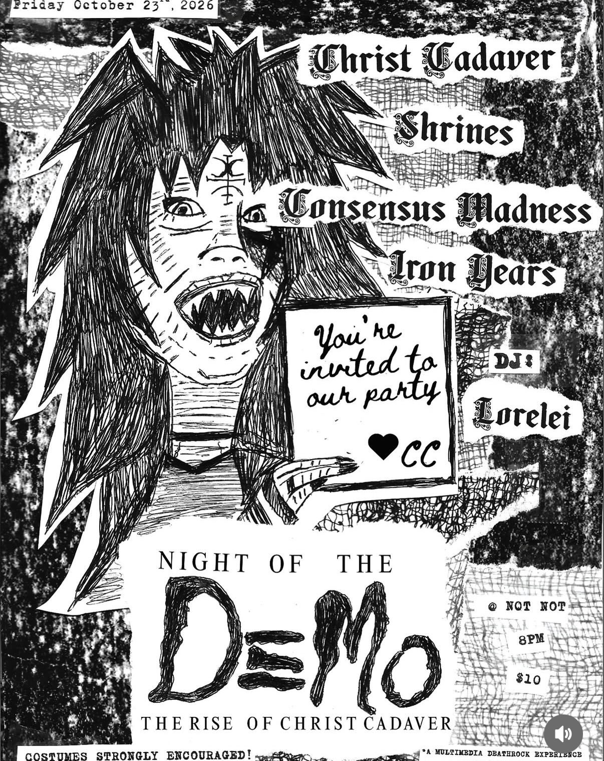 CHRIST CADAVER, SHRINES, CONSENSUS MADNESS, IRON YEARS