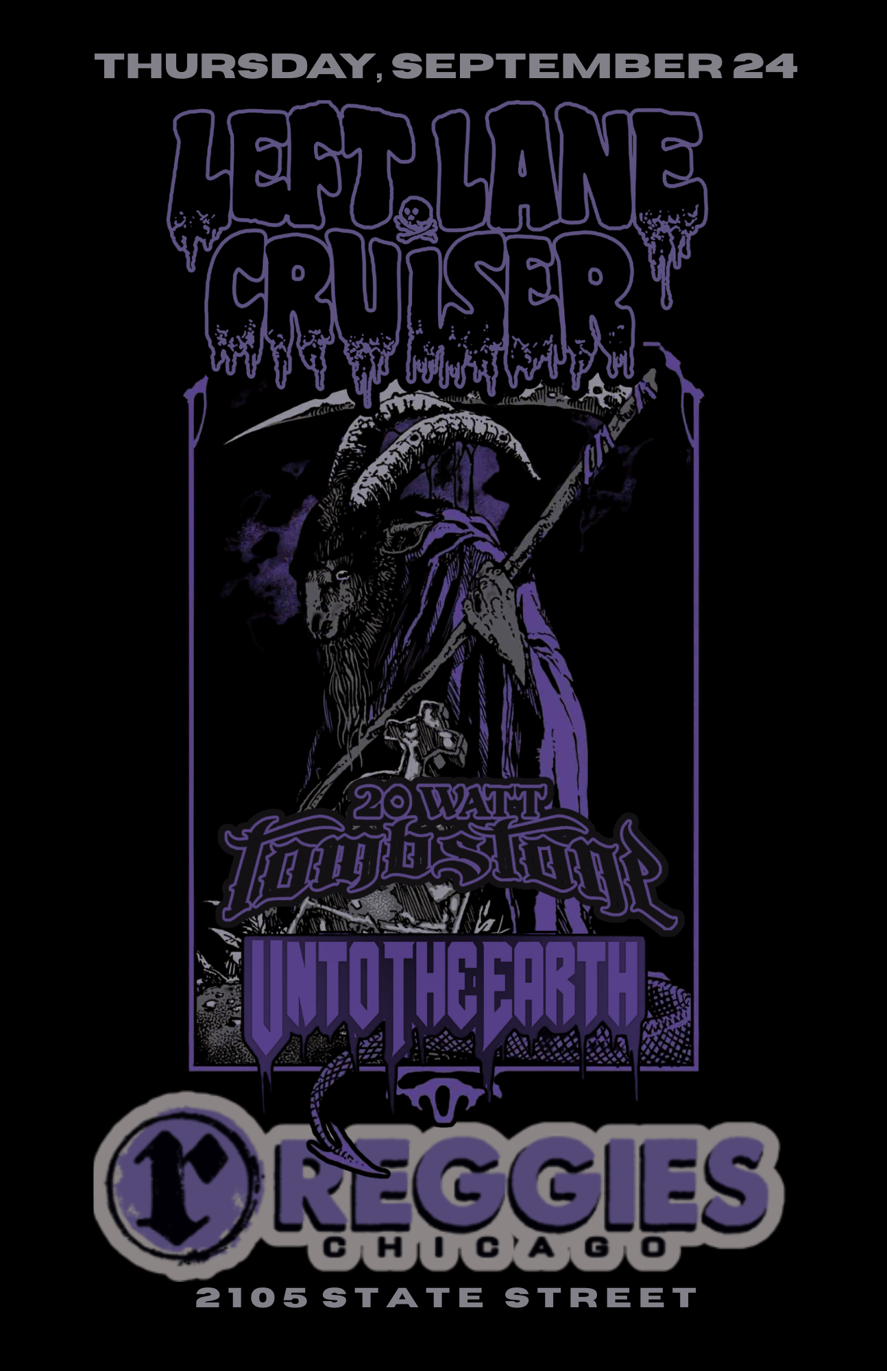 LEFT LANE CRUISER, 20 WATT TOMBSTONE, UNTO THE EARTH