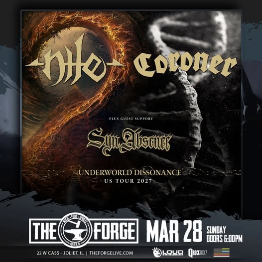 NILE, CORONER, SYN ABSENCE