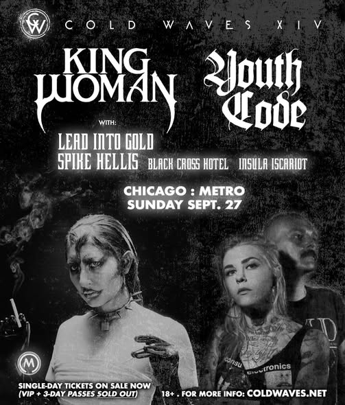 KING WOMAN, YOUTH CODE, LEAD INTO GOLD, SPIKE HELLIS, BLACK CROSS HOTEL, INSULA ISCARIOT