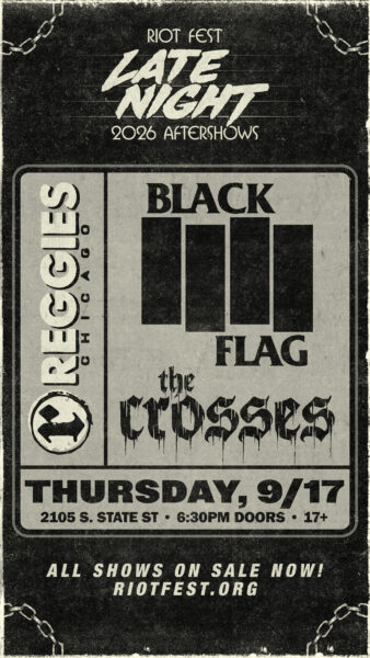 BLACK FLAG, CROSSES