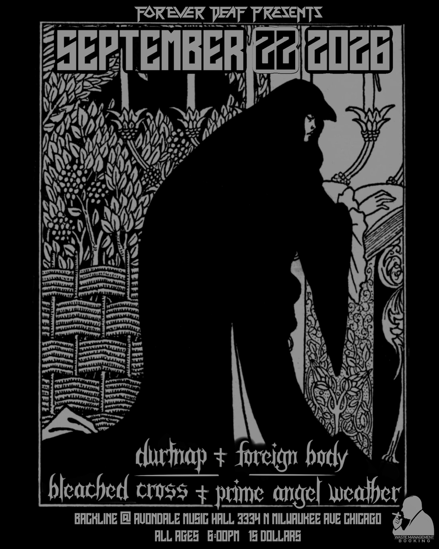 DURTNAP, FOREIGN BODY, BLEACHED CROSS, PRIME ANGEL WEATHER