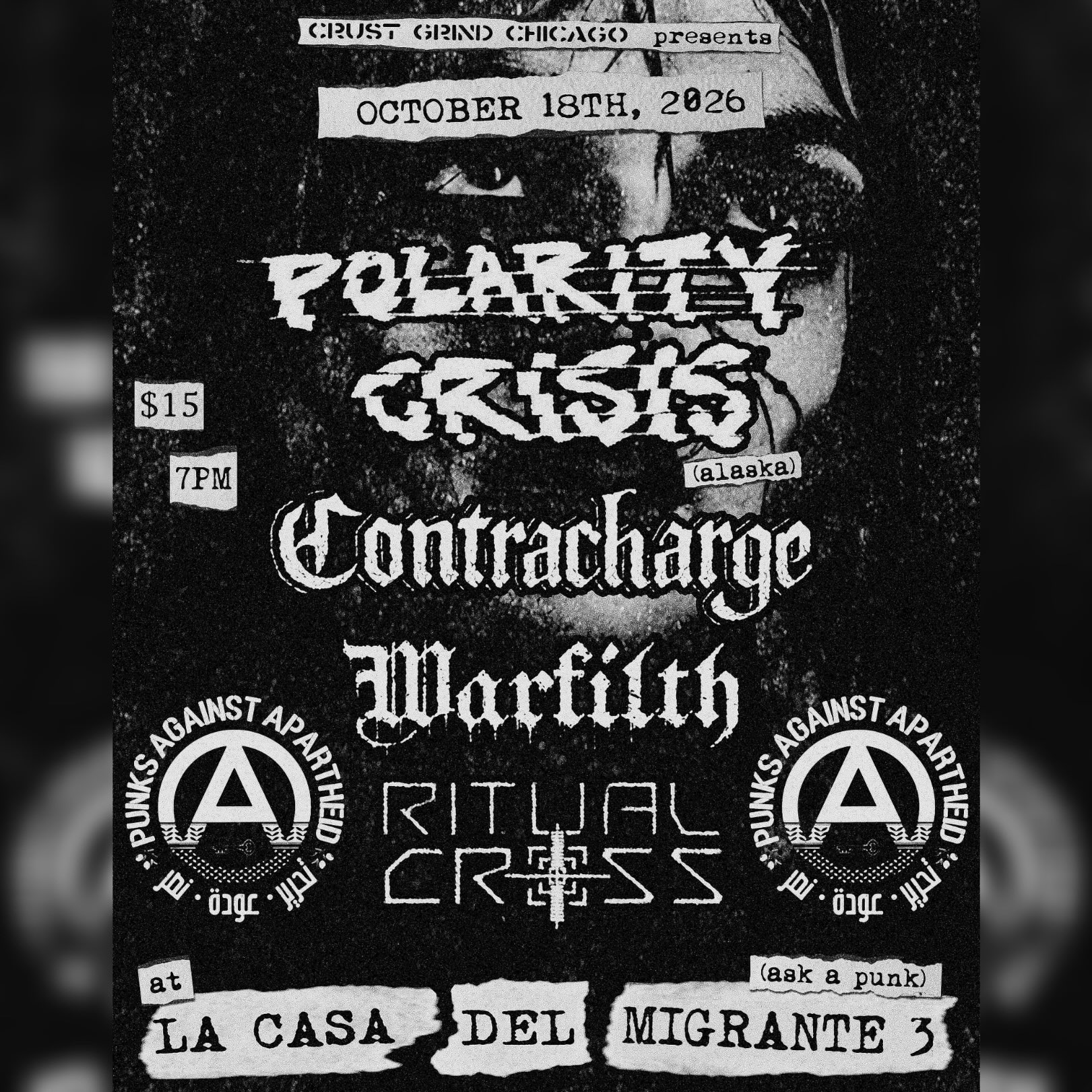 POLARITY CRISIS, RITUAL CROSS, CONTRACHARGE, WARFILTH