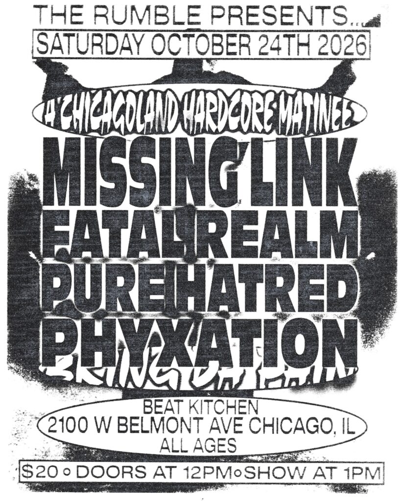 MISSING LINK, FATAL REALM, PURE HATRED, PHYXATION