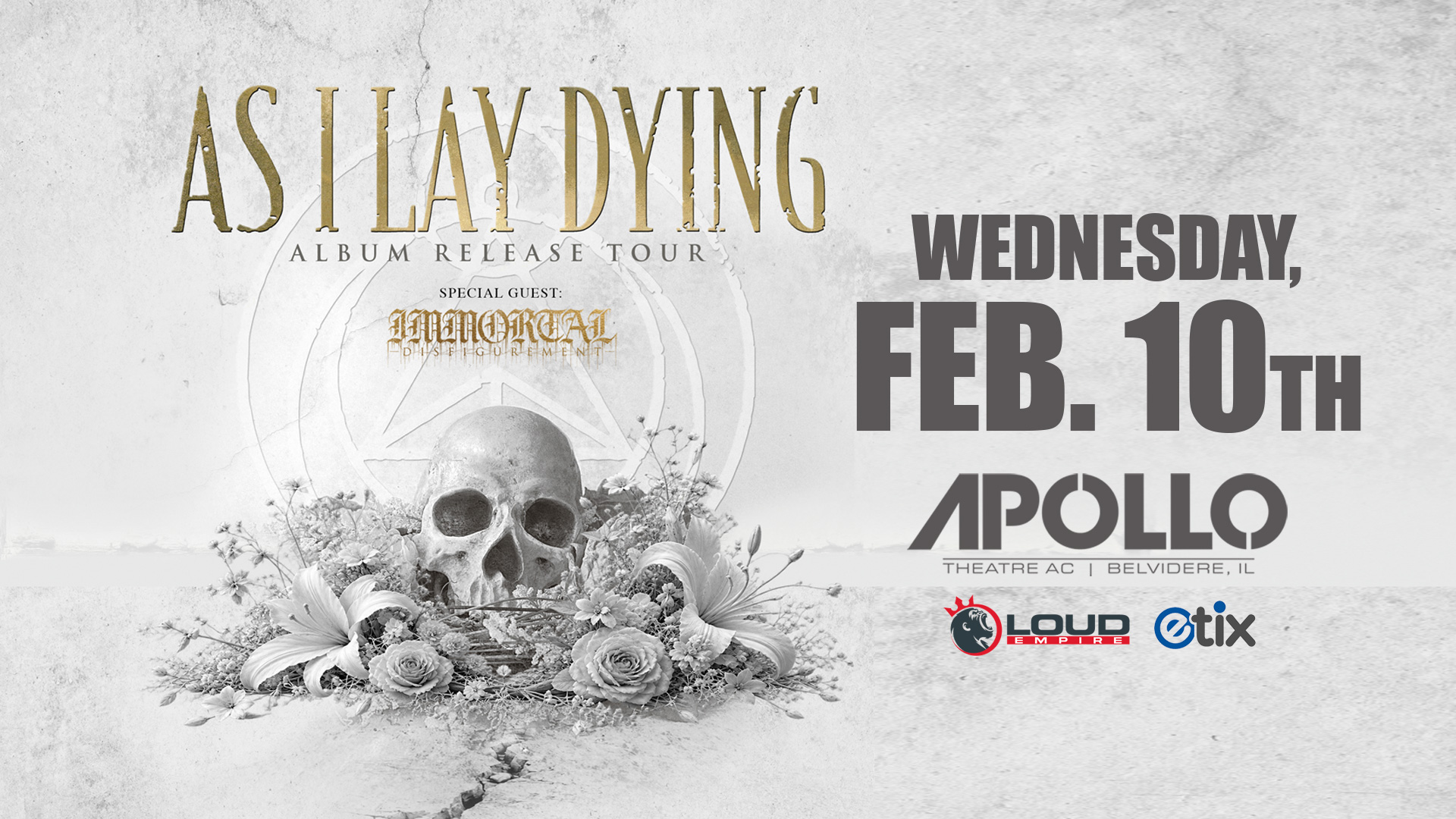 AS I LAY DYING, IMMORTAL DISFIGUREMENT