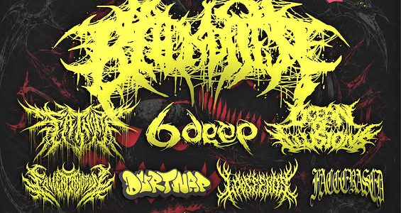 BACKBITER, FATHOM, 6DEEP, OCEAN OF ILLUSIONS, FALLEN CONDITION, DURT NAP, LOOSE ENDS, FACE ERASED, SPLIT TEETH, SWORN TO NONE, ROSE FROM THE DEAD
