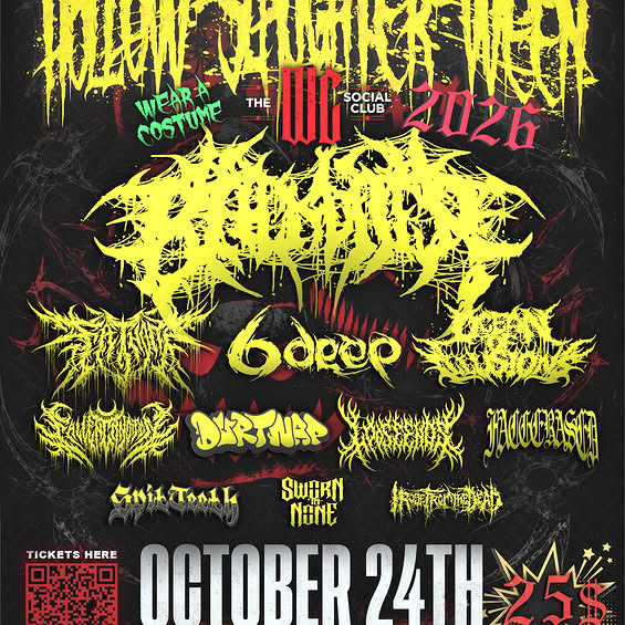 BACKBITER, FATHOM, 6DEEP, OCEAN OF ILLUSIONS, FALLEN CONDITION, DURT NAP, LOOSE ENDS, FACE ERASED, SPLIT TEETH, SWORN TO NONE, ROSE FROM THE DEAD