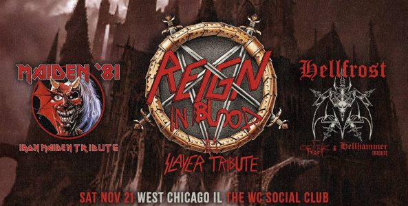 HELLFROST, REIGN IN BLOOD, MAIDEN ’81