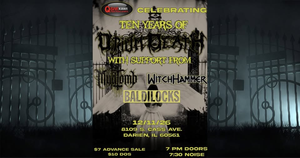 OPIUM DEATH, MUDTOMB, WITCHHAMMER, BALDILOCKS