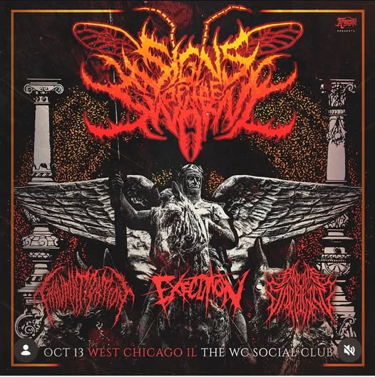 SIGNS OF THE SWARM, EXECUTION, TRAUMATIZATION, BIND THE SACRIFICE