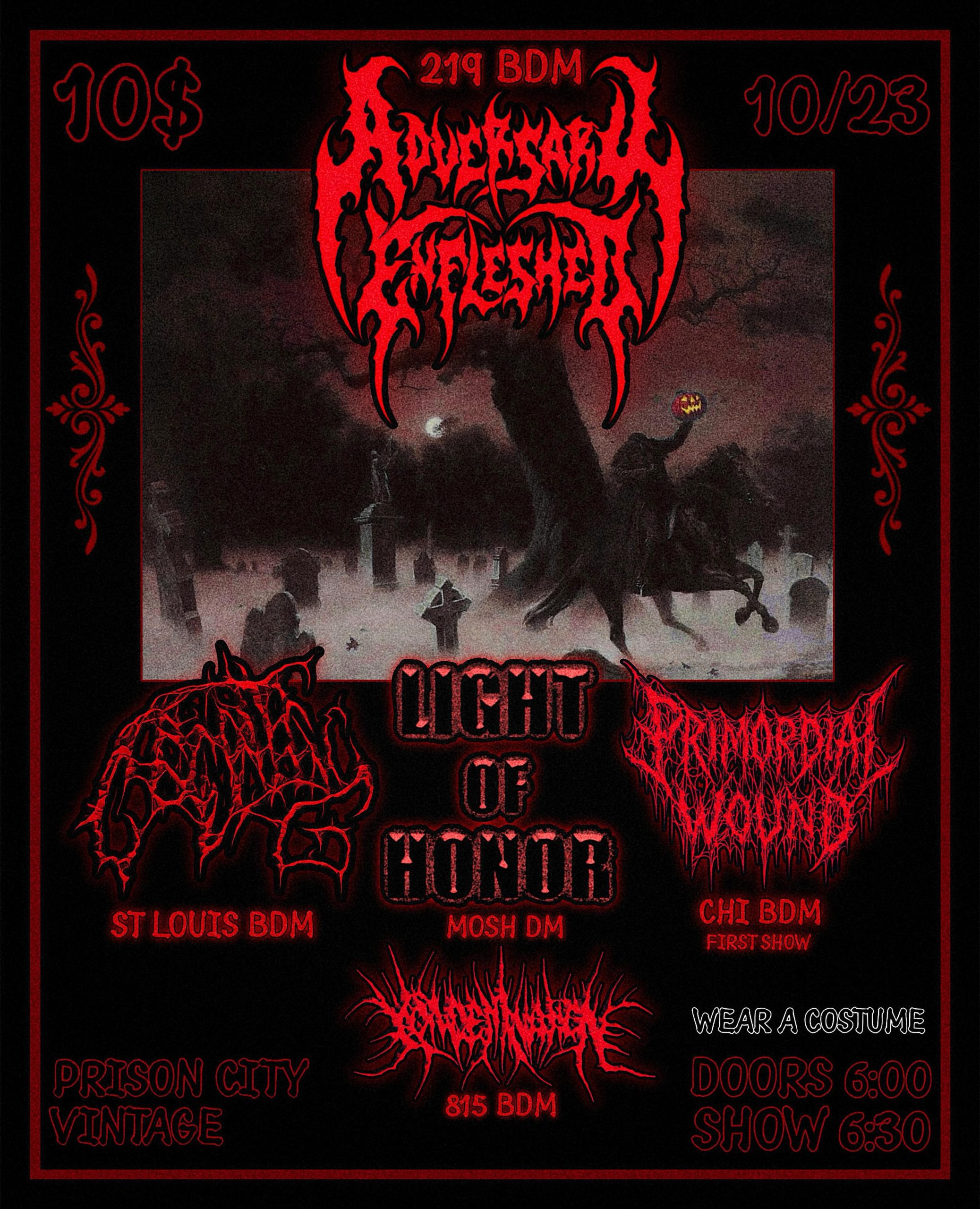 CONDEMNATION, PRIMORDIAL WOUND, COAGULATING